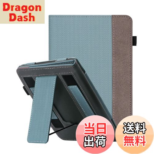 【送料無料】WALNEW 7インチ New Kindle Paperwhite 第12世代（2024年発売) ケース Kindle Colorsoft Signature Editionに適応 カバー PUレザー オートウェイク/スリープ機能 手ホルダー付き スタンド機能 磁気吸着 全面保護 耐衝撃 擦り傷防止 キンドル ペーパーホワイト シ