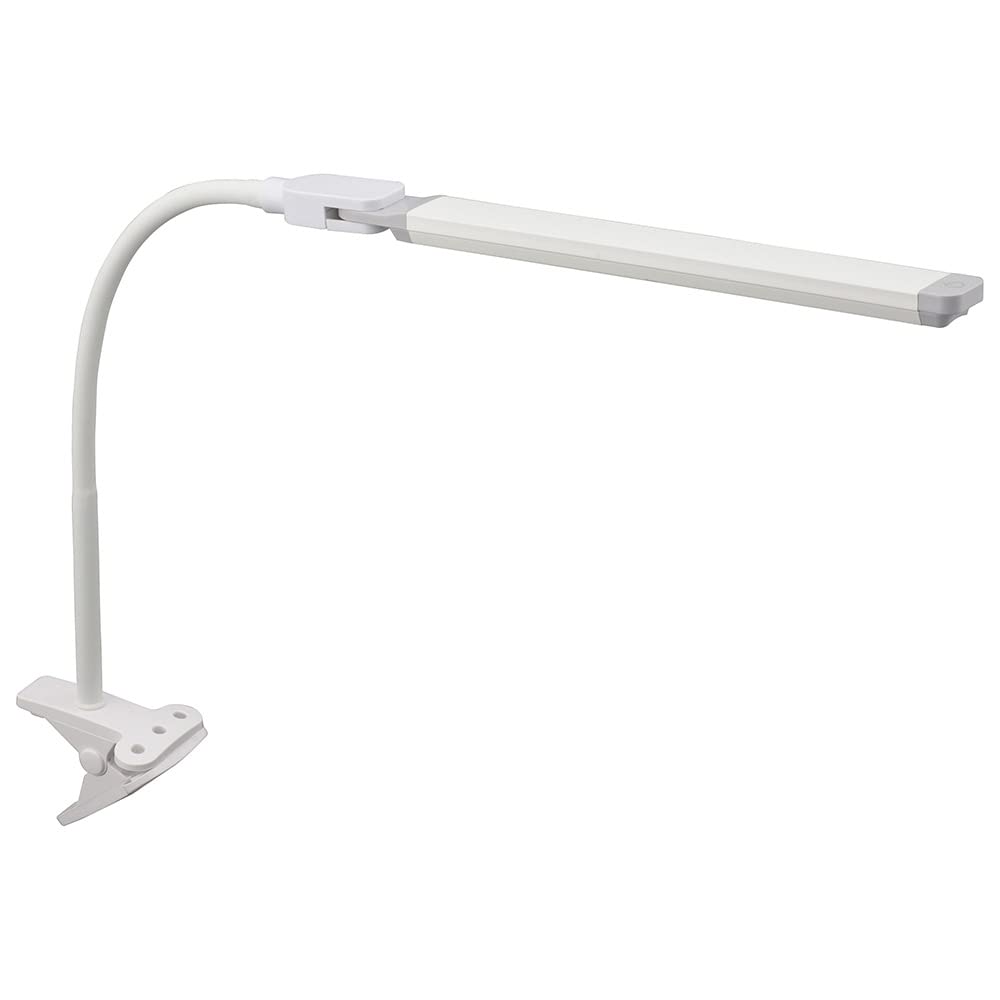 【送料無料】オーム電機 LEDクリップライト ホワイト 昼白色 LED スタイリッシュ 細身 おしゃ ...