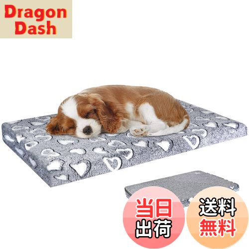 【送料無料】VANKEAN 犬ベッド ペットベッド ペットマットレス ふわふわ 小型犬用 中型犬用 防水ライニ..