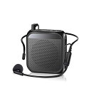 【送料無料】拡声器 メガホン ポータブル拡声器 ハンズフリー Rosemaries メガホン ハンドマイク 小型 イベント 講演 店頭販売 街頭演説 誘導案内などに適用 音楽再生可能 microSDカード対応 マイク付き 日本語説明書付 ブラック