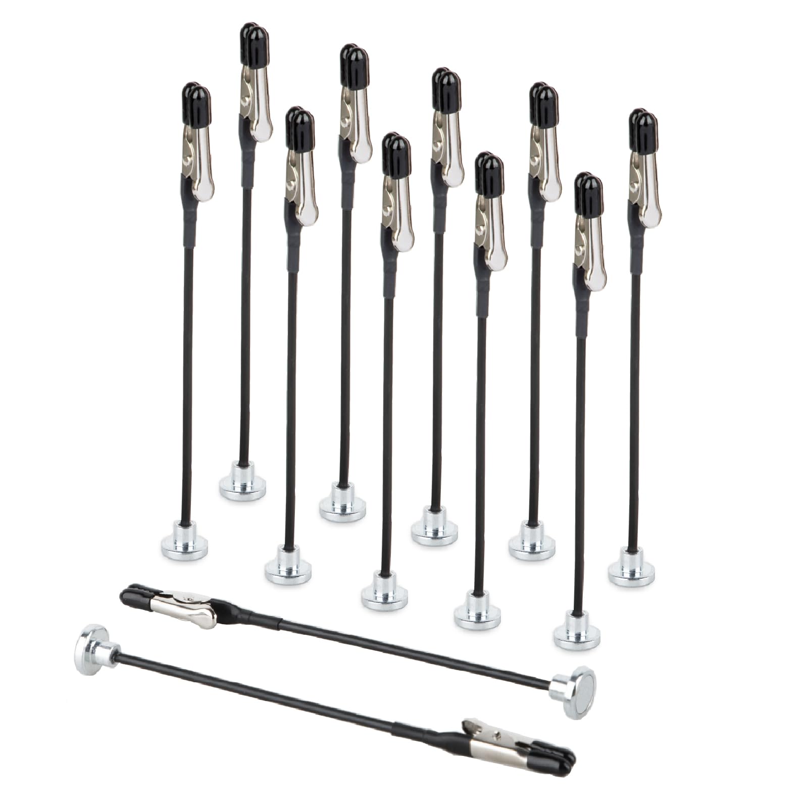 【送料無料】AKEIE 手持ち手棒 12本入 塗装棒 マグネット式 曲げ可能 ゴムカバー付きクリップ 塗装用具..