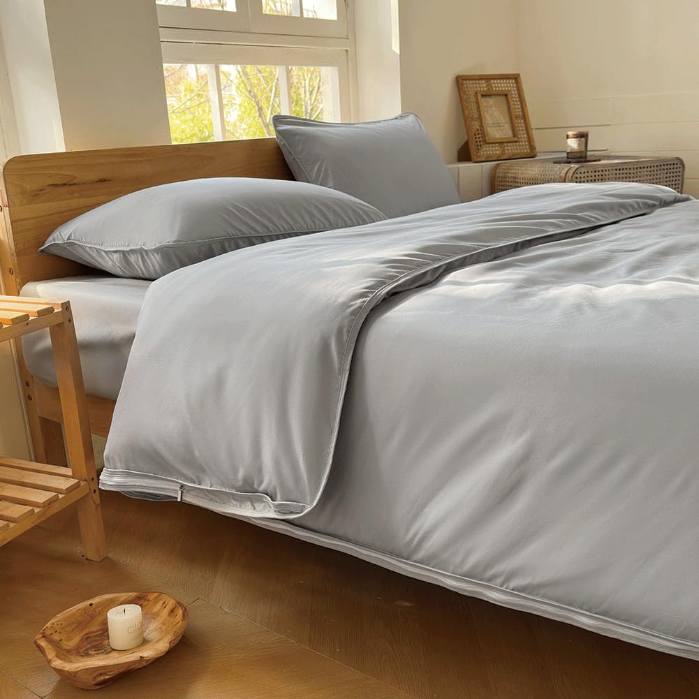 【送料無料】防ダニ 掛け布団カバー シングル 150×210cm ダニを通さない生地 高密度繊維 防 ...