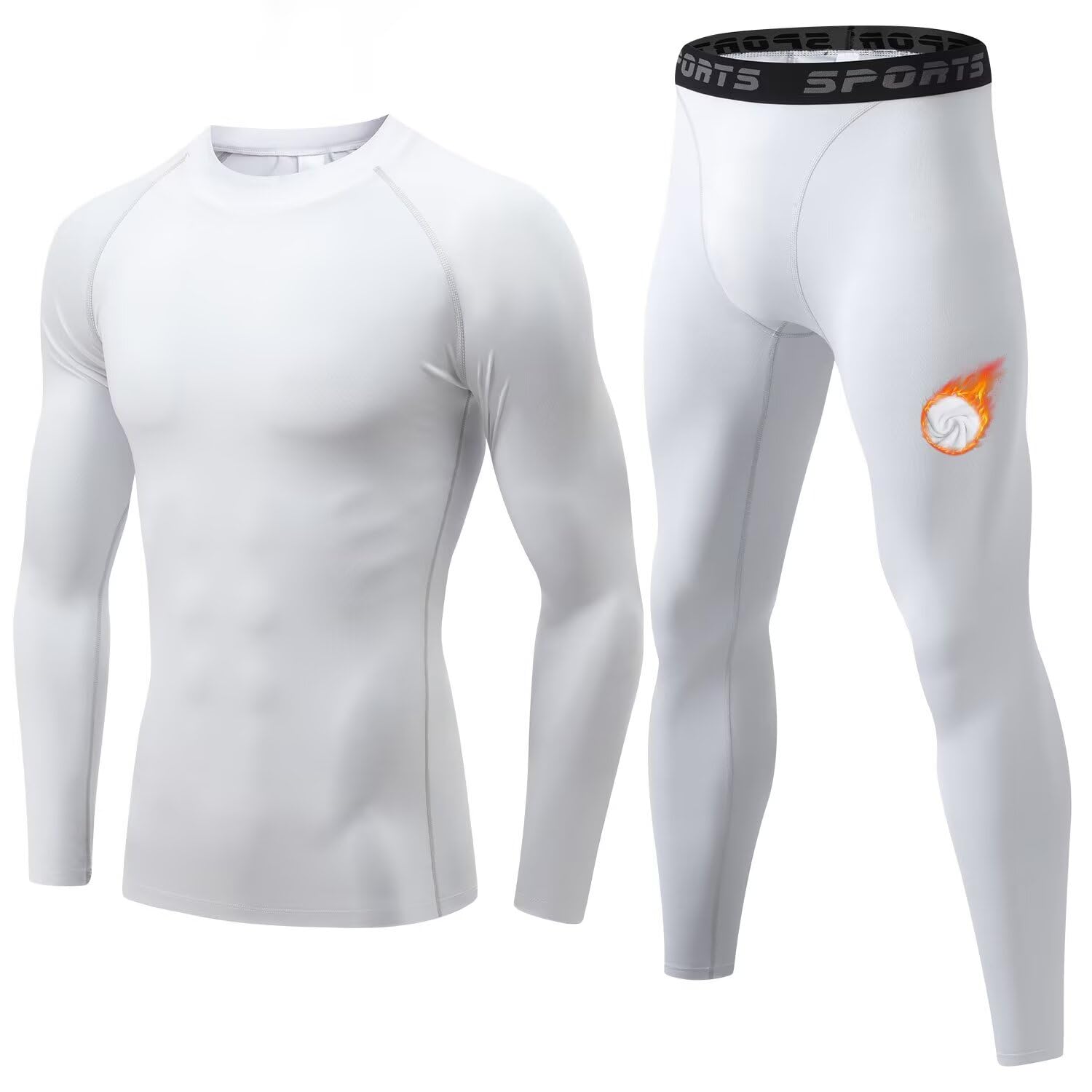 【送料無料】[Sillictor] コンプレッションウェア 上下セット メンズ あったかインナー セットアップ ..