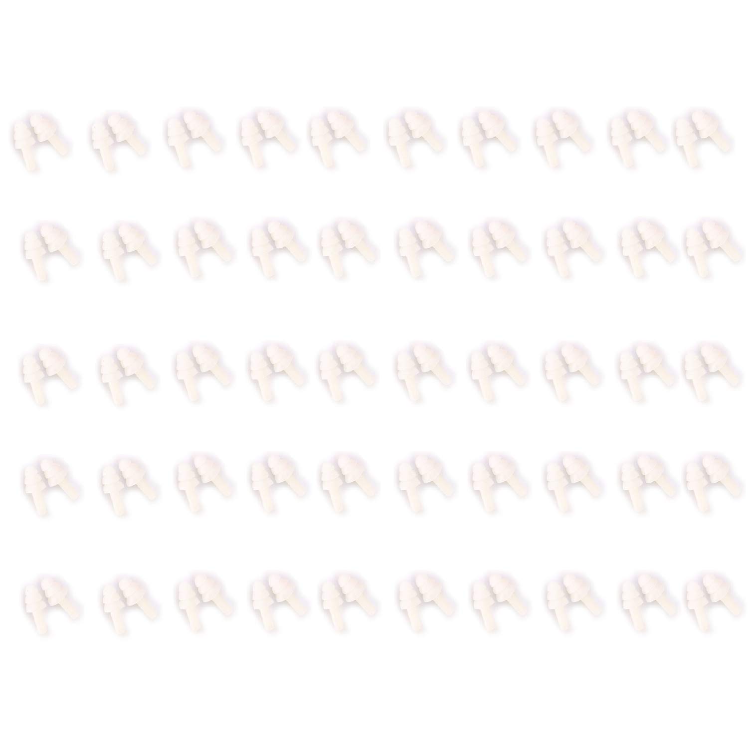 【送料無料】[FFMarket] 耳栓 大量セット（ 50ペア100個）シリコン フリンジ 騒音 安 ...