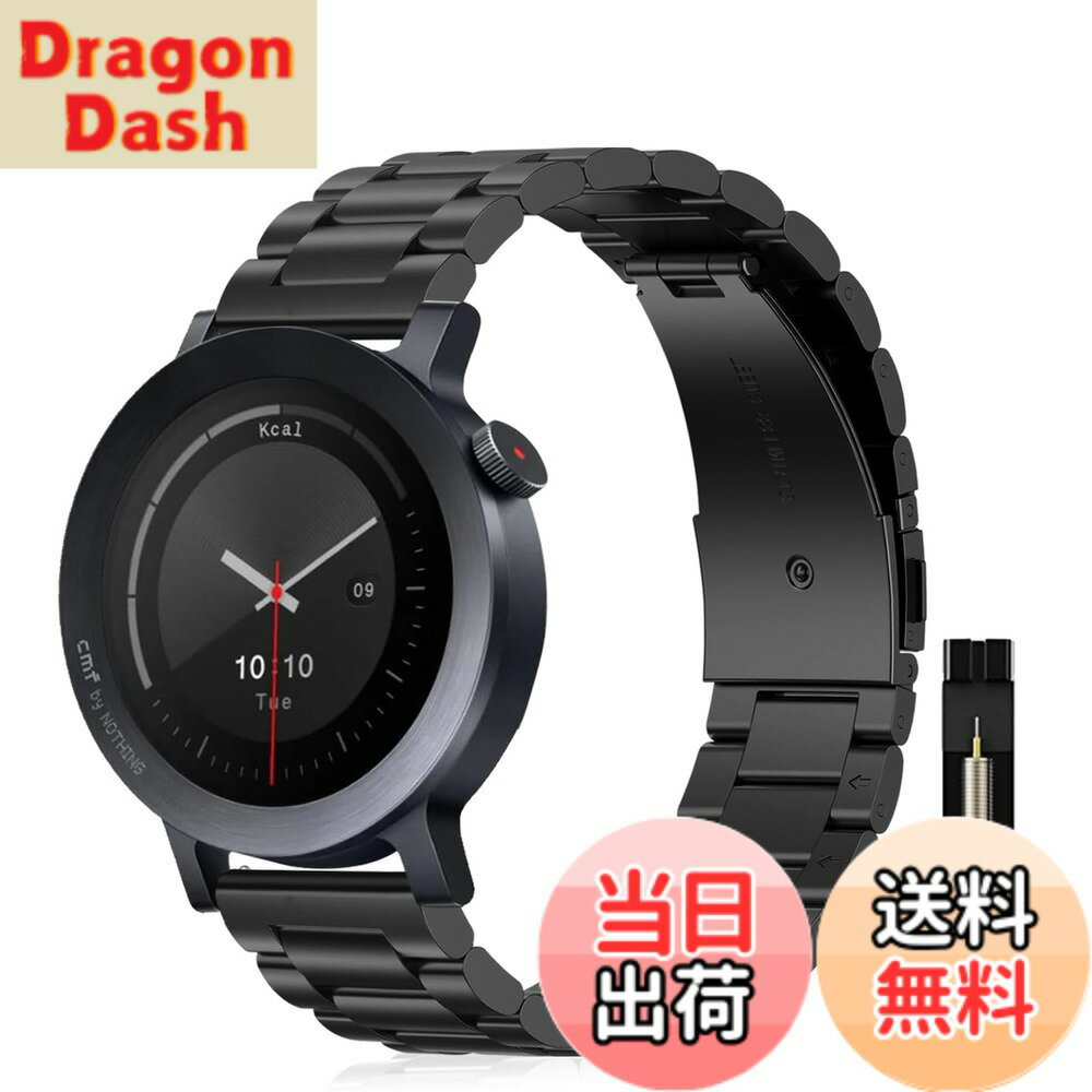 樂天商城 - 【送料無料】[YealRed] 時計バンド For CMF by Nothing Watch 3 Pro/Watch Pro 2 用、 金属製ステンレススチール交換用時計ストラップ 交換簡単 通気性、耐摩耗性、耐腐食性 時計バンド 長さ調節可能 換えベルト 調整ツール付き CMF by Nothing ウォッチ Pro 2 /ウォッチ