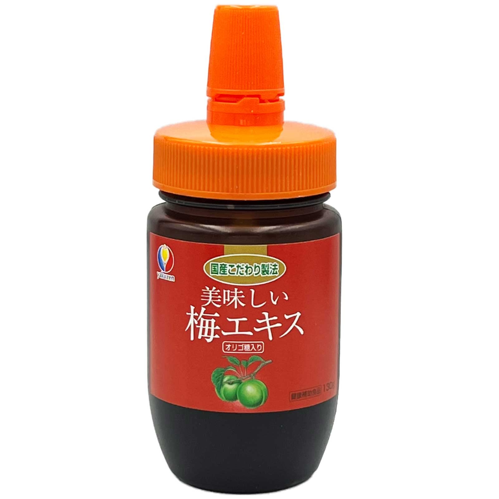 【送料無料】ヤクゼン 国産こだわり製法 美味しい梅エキス オリゴ糖入り 130g｜使いやすいチューブ ...
