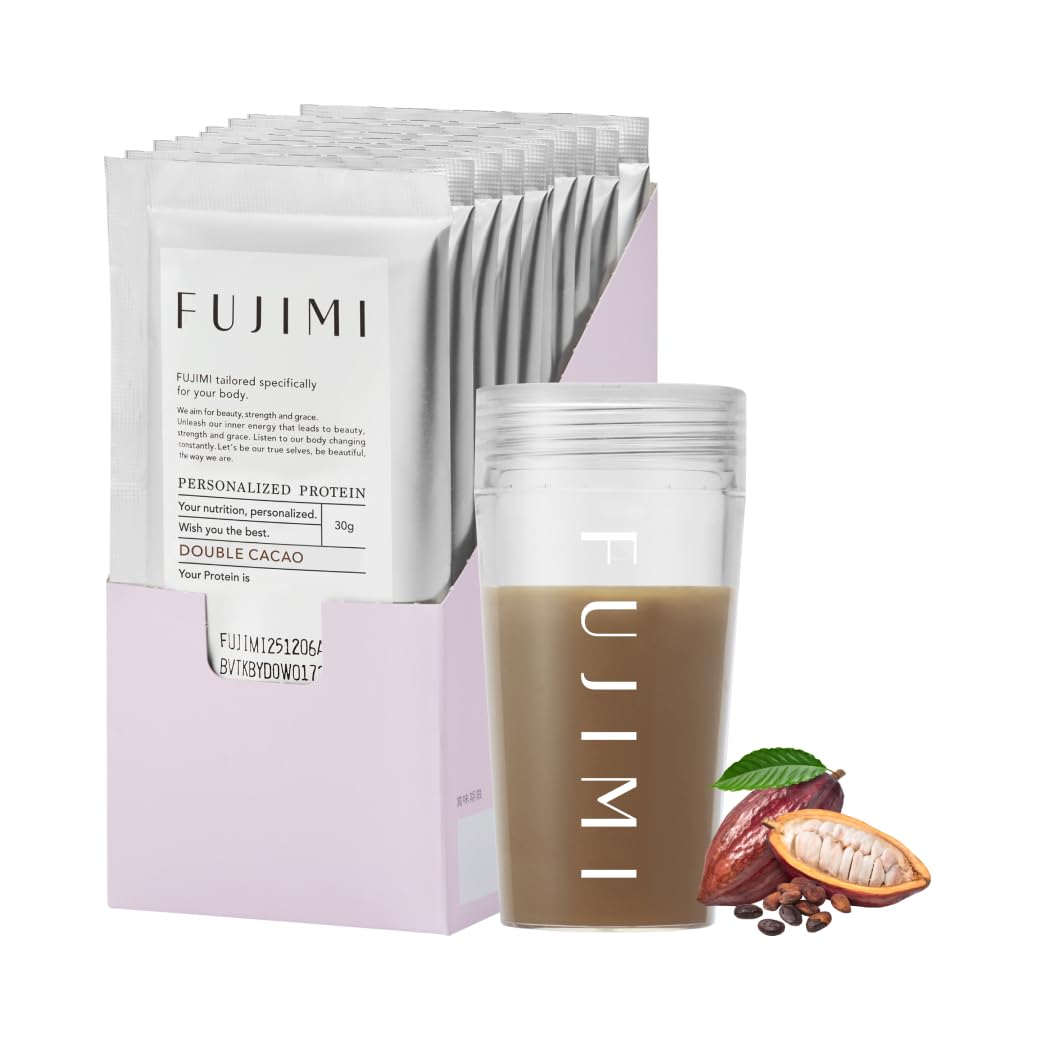 【送料無料】FUJIMI(フジミ)プロテイン ダブルカカオ 10袋 ホエイプロテイン ソイプロテイン ...