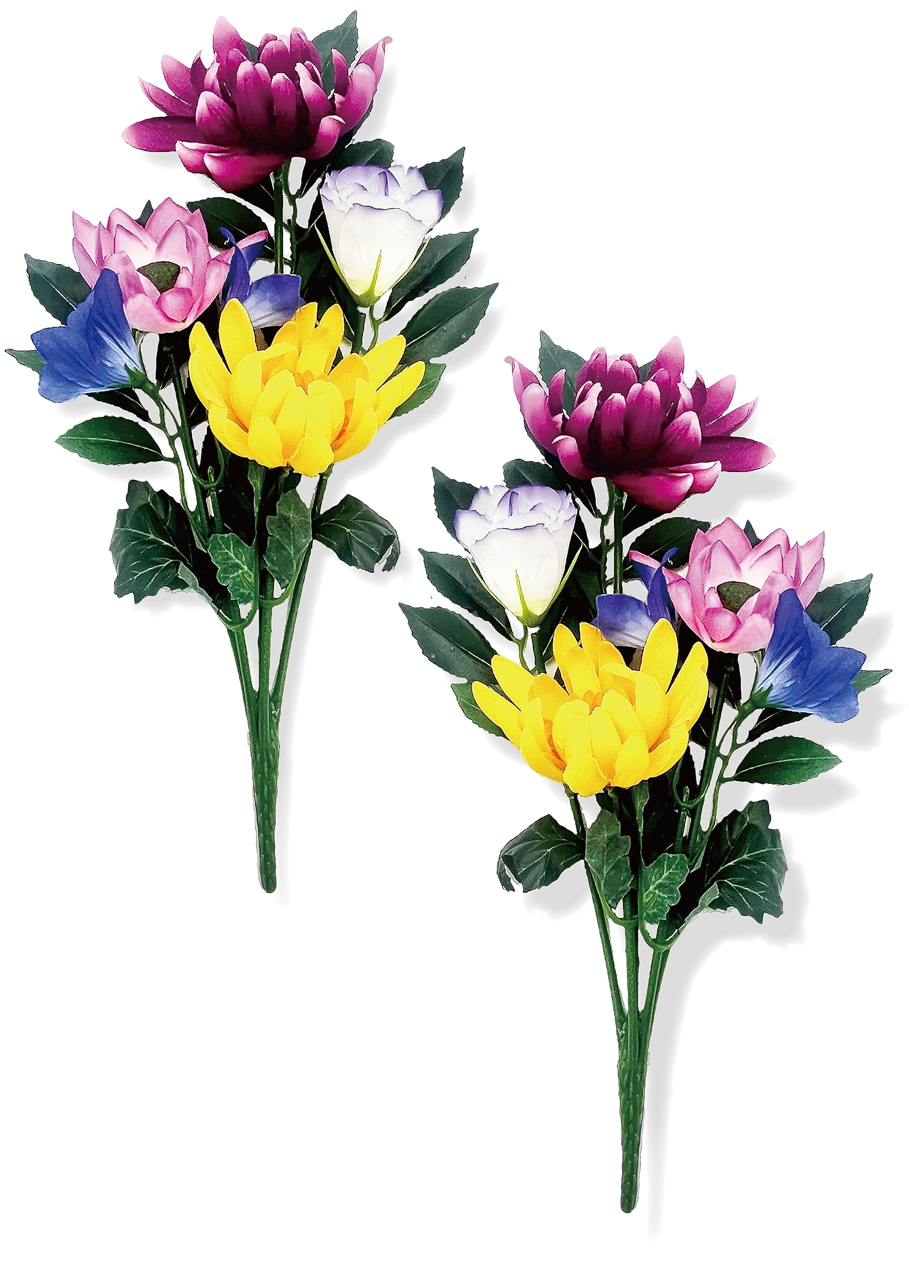 【送料無料】【 造花 お墓用 mamawreath 】 仏花 造花 お墓用 お彼岸 花 お供え 左右対称 お盆 お供え..