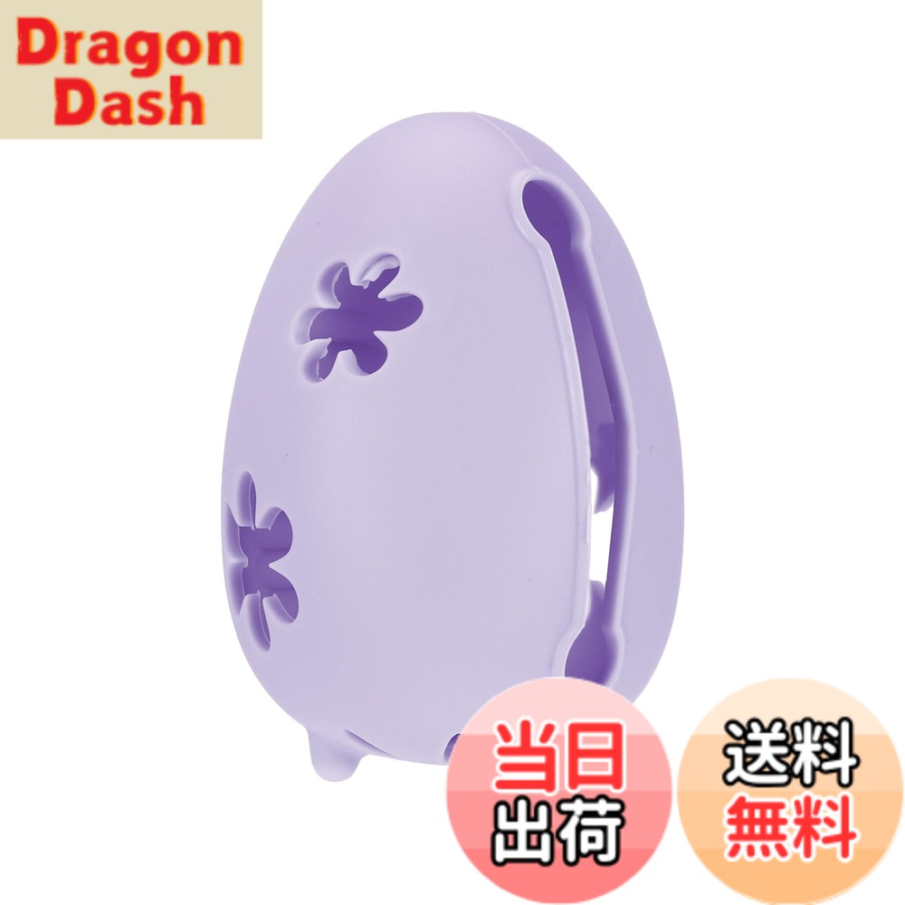 樂天商城 - 【送料無料】VOCOSTE メイクスポンジホルダー パフホルダー メイクスポンジスタンド 化粧スポンジ収納ラック シリコン製 通気性 携帯便利 スポンジパフ専用 1個 色：紫