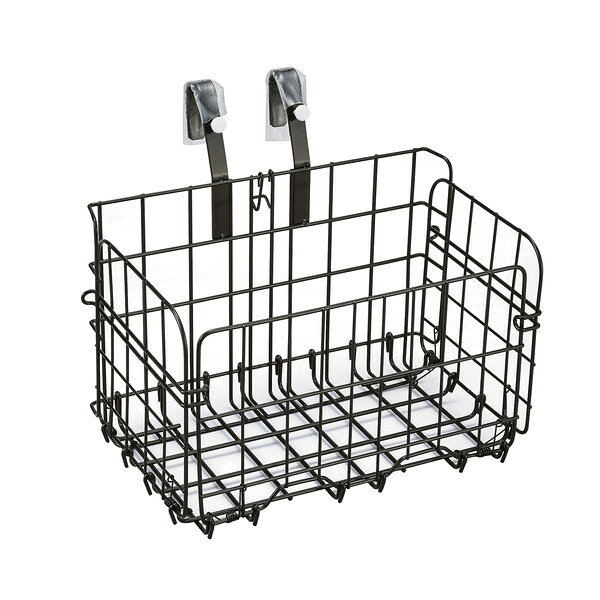 自転車のカゴ　ワンタッチ折り畳み式　自転車前かご　取付簡単　小型で便利　　着脱式 コンパクト スリムのサムネイル