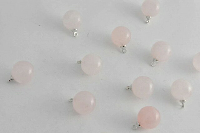 ビーズクラブローズクォーツラウンド...