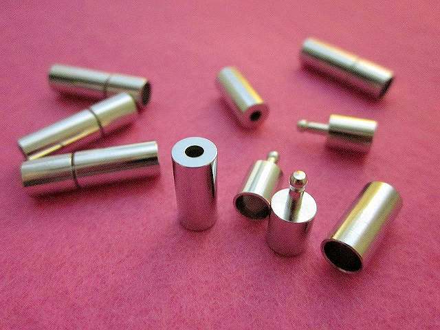 樂天商城 - 10個 ピン式 銀 差し込み式 クラスプ 18mm 留め金具 留めパーツ ブレスレット ネックレス ハンドメイド ビーズクラブ