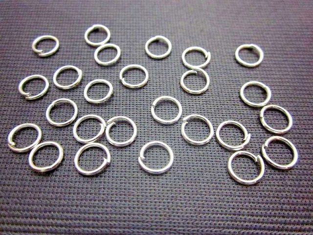 乐天商城 - ビーズクラブ アクセサリー マルカン 丸カン リング 古代銀 6mm 100個 メタルパーツ 素材 ハンドメイド