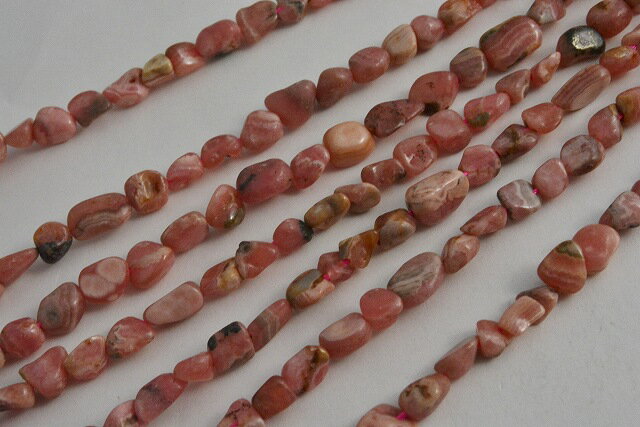 ビーズクラブ インカローズ サザレ 丸型 天然石 1連40cm 連売り パワーストーン ブレスレット