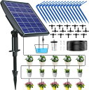 自動散水タイマー 自動水やり 植物 自動 給水器 15鉢対応可能 給水システムタイマー装置 留守 自動水やり ビオトープ ドリップ散水システム盆栽 水やり当番 花植 木鉢 ガーデニング 15mホース付き 日本語取扱説明書付き