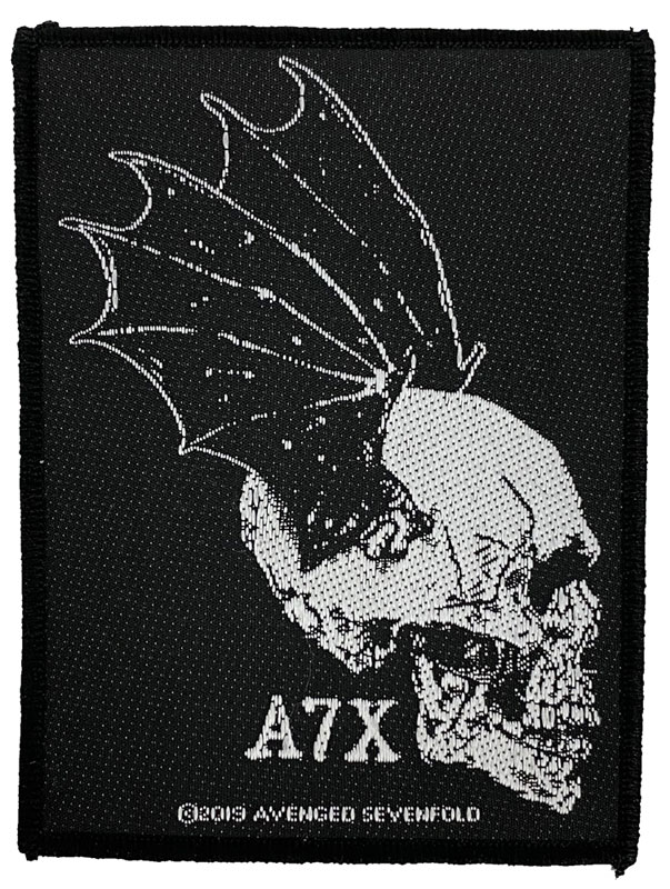 アヴェンジド セヴンフォールド・AVENGED SEVENFOLD・SKULL PROFILE・オフィシャル パッチ・ワッペン・オフィシャルパッチ