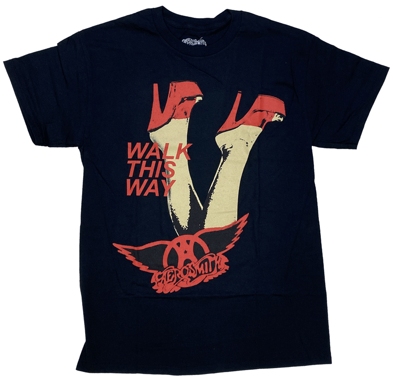 AEROSMITH・エアロスミス・WALK THIS WAY・USA版・Tシャツ・ロックTシャツ・オフィシャル バンドTシャツ