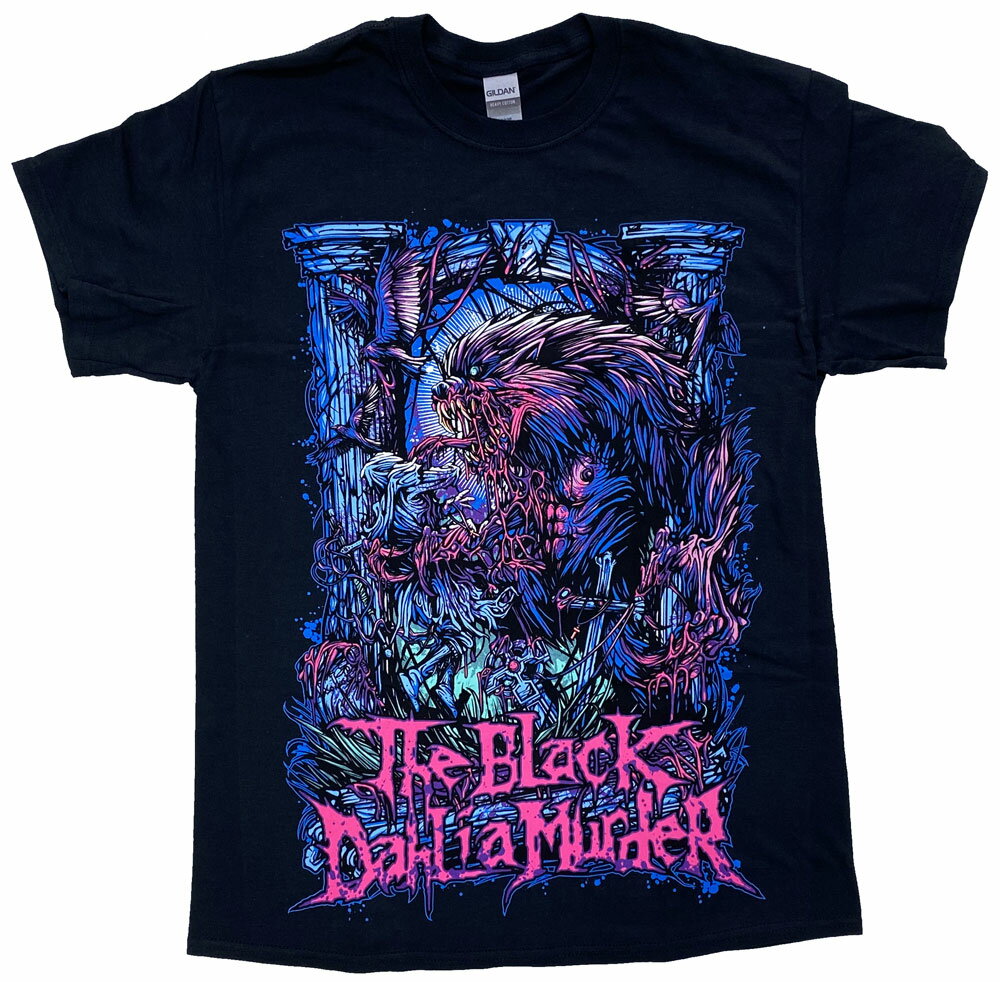 ブラック ダリア マーダー・THE BLACK DAHLIA MURDER・WOLFMAN・UK版・Tシャツ・ バンドTシャツ オフィシャルロックTシャツ