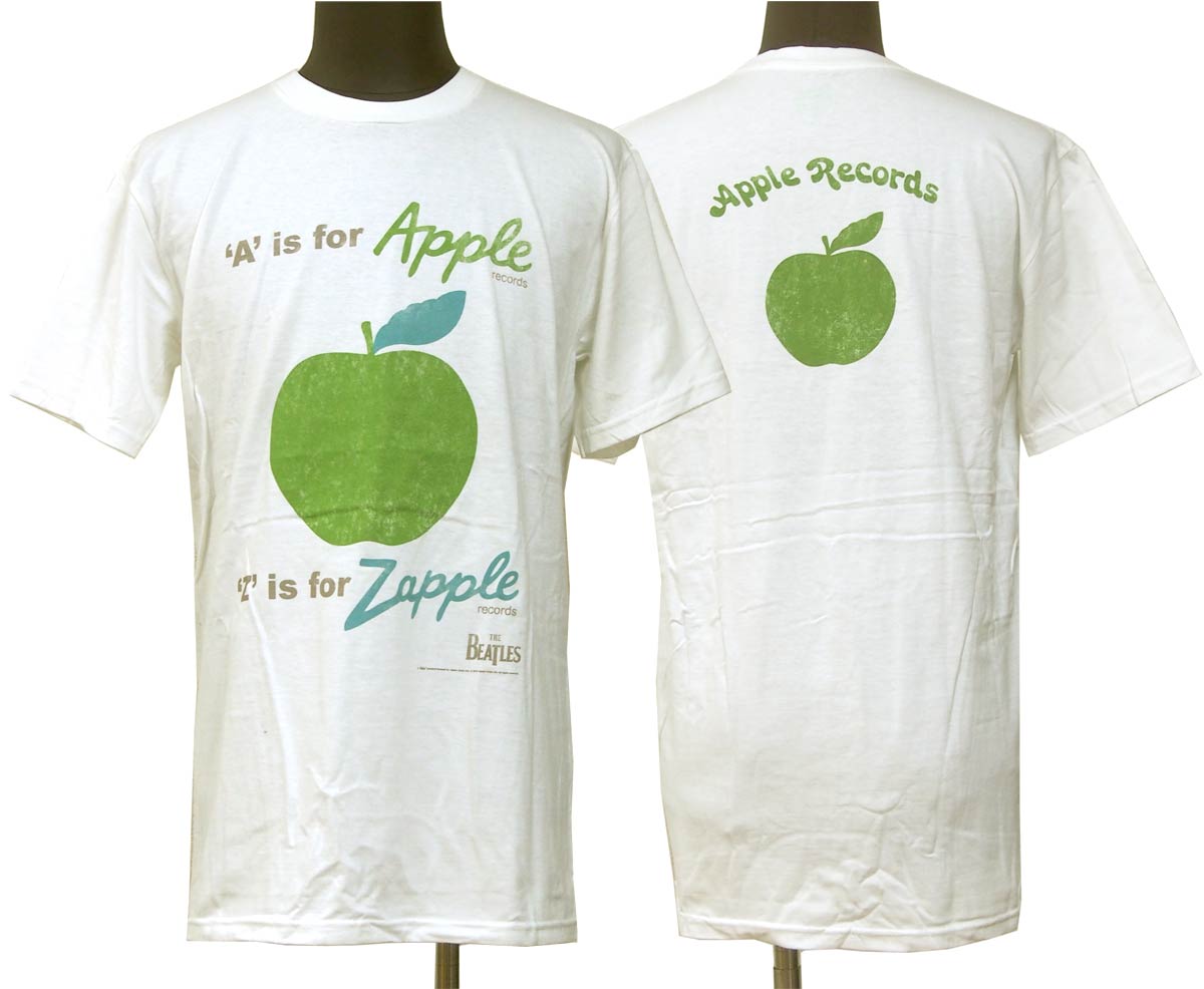THE BEATLES A is for APPLE Tシャツ ビートルズ アビーロード オフィシャル バンドTシャツ ロックTシャツ