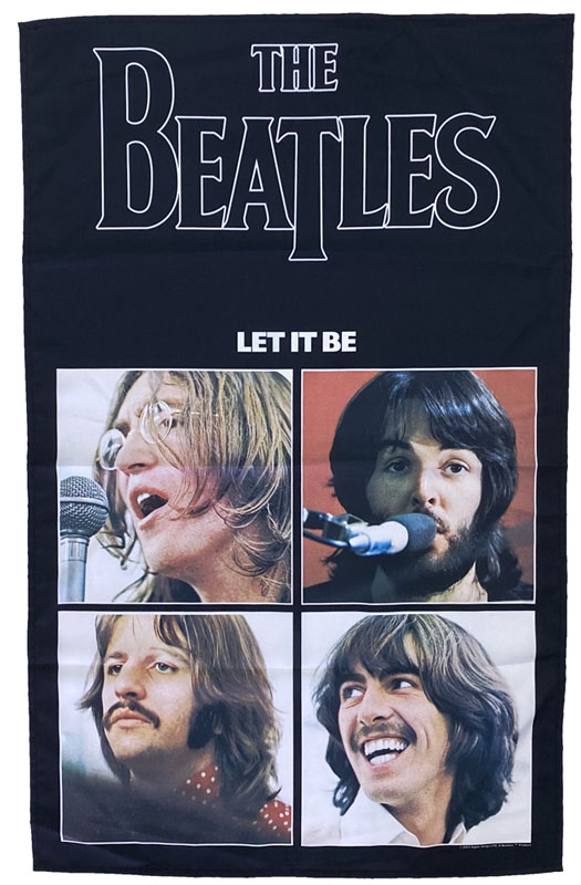 THE BEATLES・ビートルズ・LET IT BE・布ポスター・ポスター・フラッグ・厚手・オフィシャル商品