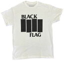 ブラッグ フラッグ BLACK FLAG BAR LOGO ホワイト Tシャツ ロックTシャツ オフィシャル Tシャツ