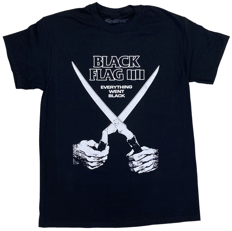 ブラッグ フラッグ・BLACK FLAG・EVERYTHING WENT BLACK・Tシャツ・バンドTシャツ・オフィシャル ロックTシャツ