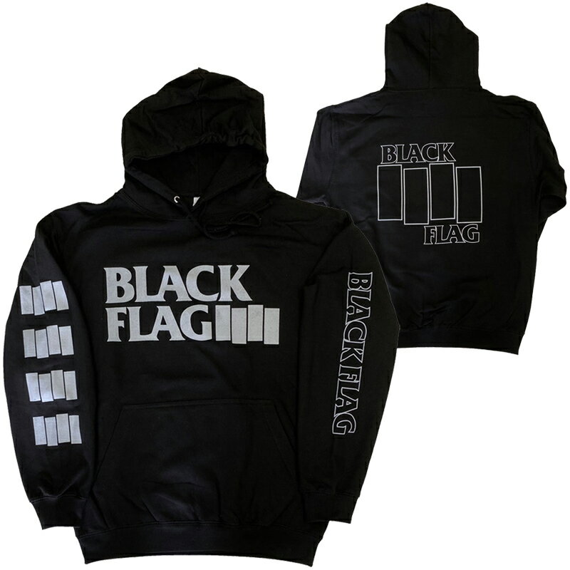 ブラッグ フラッグ・BLACK FLAG・LOGO・UK版・パーカー・オフィシャルパーカー