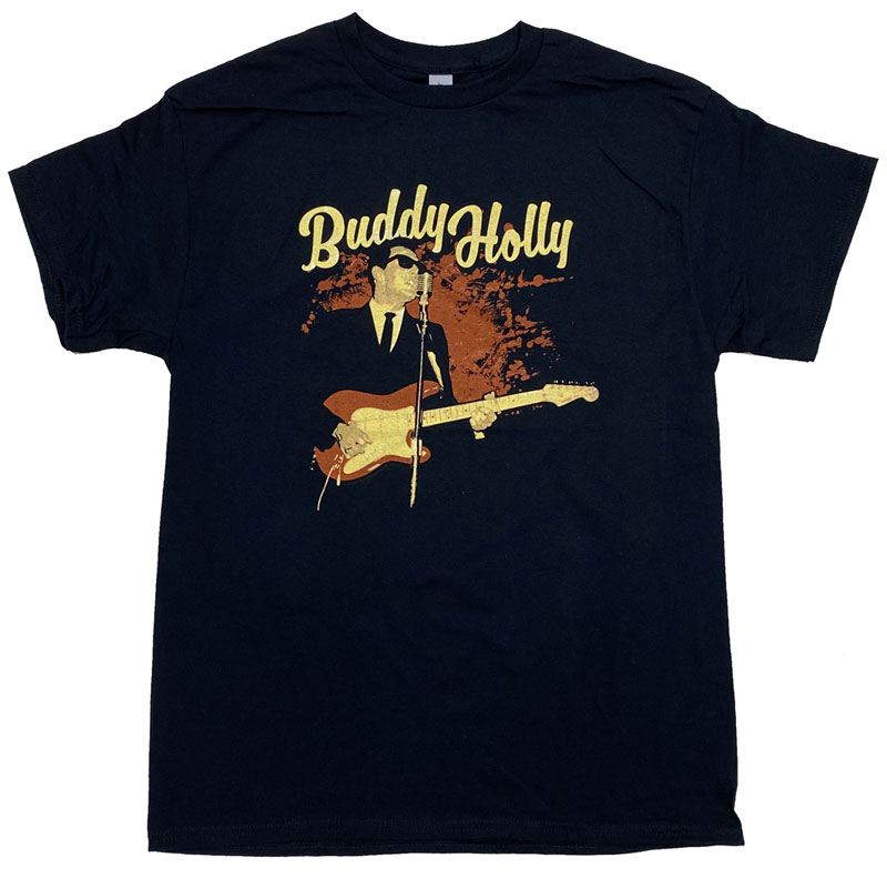 バディ・ホリー・BUDDY HOLY・PERFORMING・Tシャツ・オフィシャルロックTシャツ