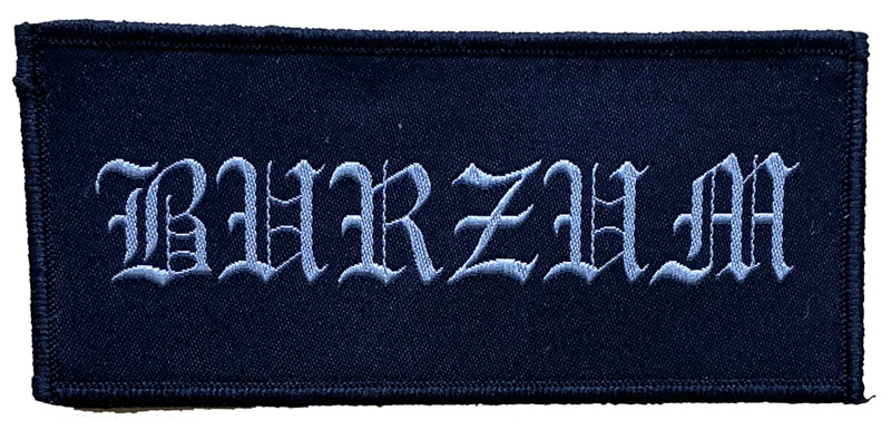 BURZUM・バーザム・LOGO・パッチ・ワッペン・オフィシャルパッチ