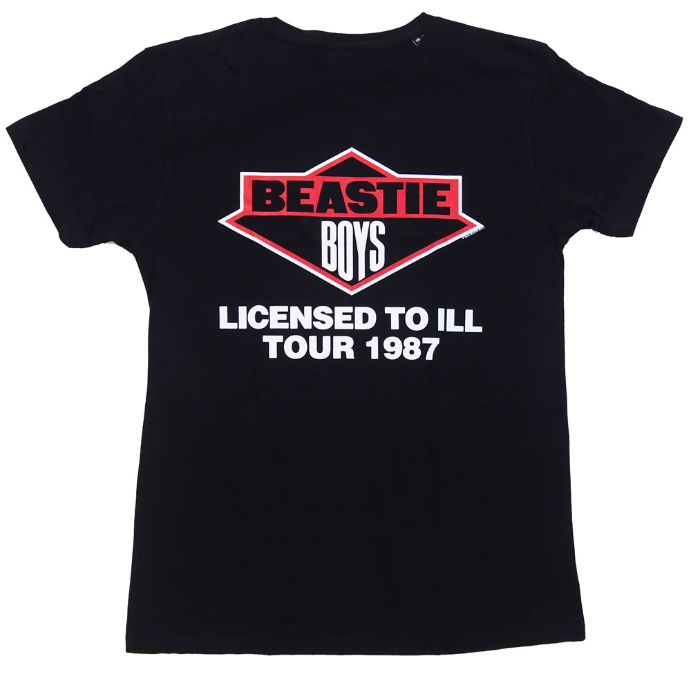 ビースティボーイズ BEASTIE BOYS LICENSED TO ILL TOUR 1987 Tシャツ オフィシャル ロックTシャツ バンドTシャツ