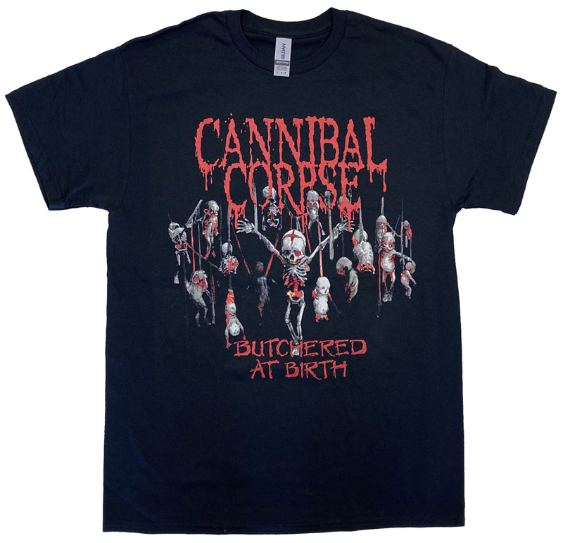 カンニバル コープス・CANNIBAL CORPSE・ BUTCHERD・UK版・Tシャツ・ロックTシャツ・オフィシャル バンドTシャツ