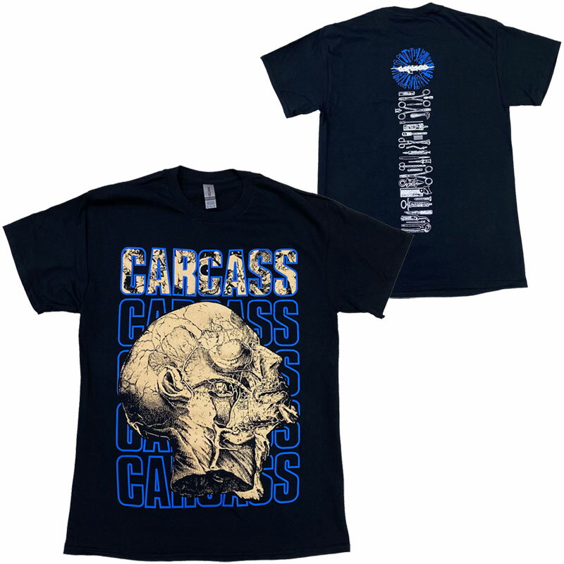 カーカス・CARCASS・NECRO HEAD・UK版・Tシャツ・メタルTシャツ・オフィシャルTシャツ