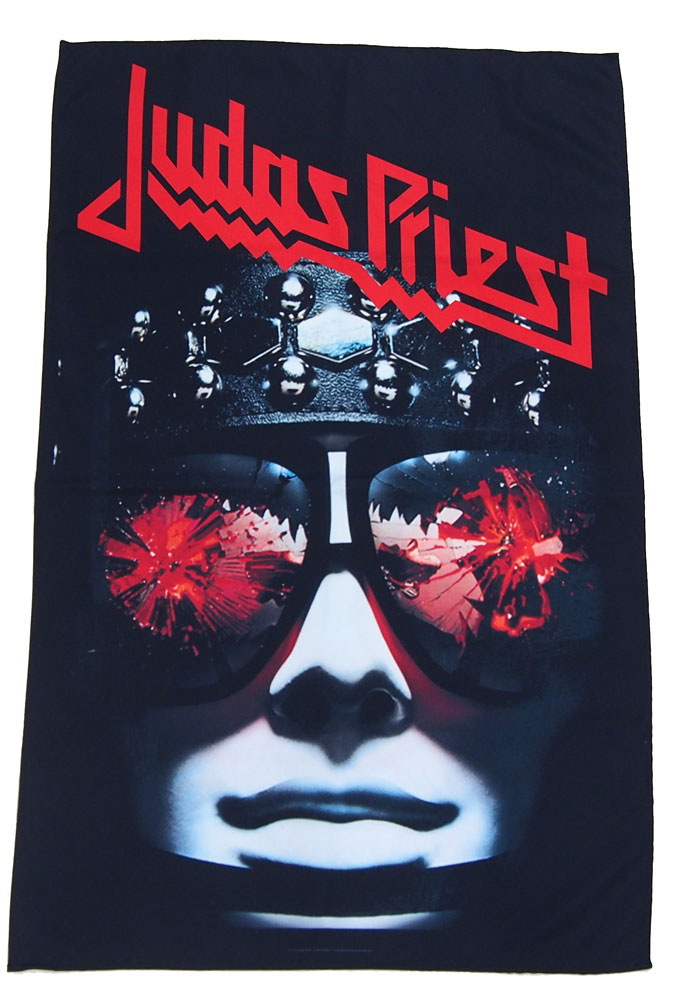 JUDAS PRIEST ・ ジューダス・プリースト・HELL BENT FOR LEATHER 布ポスター オフィシャル ポスターフラッグ 厚手