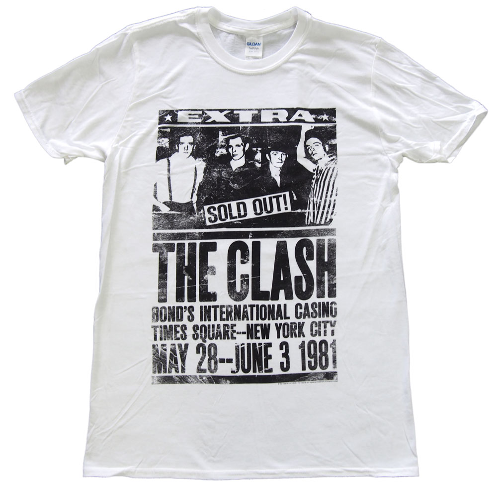 クラッシュ THE CLASH BOUND 039 S 1981 Tシャツ バンドTシャツ オフィシャル ロックTシャツ