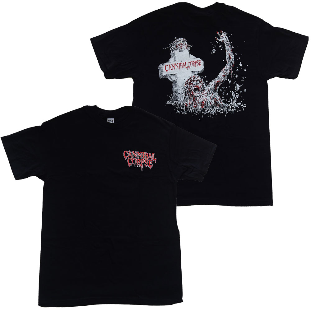 カンニバル コープス・CANNIBAL CORPSE・ZOMBIE GRAVE・EU版・Tシャツ・ロックTシャツ・オフィシャル バンドTシャツ