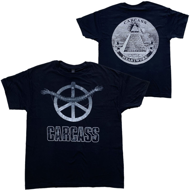 カーカス・CARCASS・HEARTWORK・UK版・Tシャツ・メタルTシャツ・オフィシャルTシャツ
