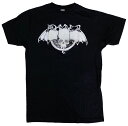 ダムド DAMNED BAT SKULL Tシャツ ロックTシャツ オフィシャル バンドTシャツ