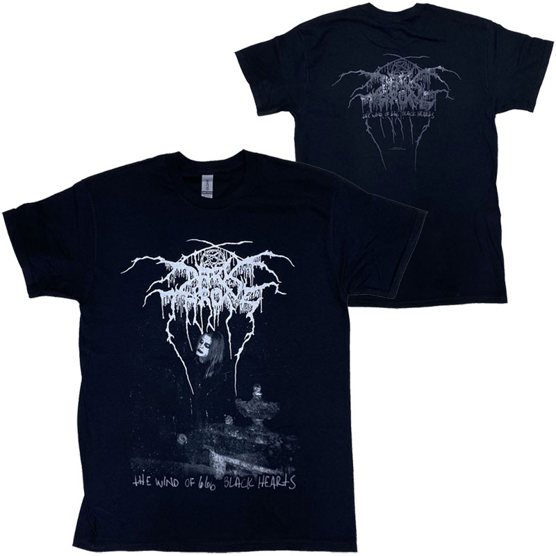 ダークスローン DARKTHRONE THE WINDS OF 666 BLACK HEARTS Tシャツ ロックTシャツ オフィシャル バンドTシャツ