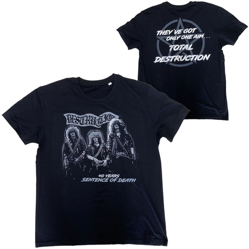 DESTRUCTION・デストラクション・40 YEARS ANNIVERSARY・Tシャツ・メタルTシャツ・オフィシャル ロックTシャツ バンドTシャツ