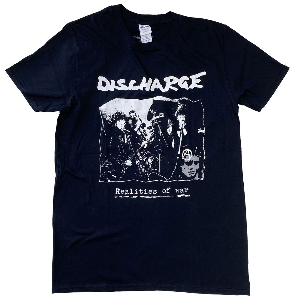 ディスチャージ・DISCHARGE・REALITIES OF WAR・UK版・ Tシャツ・バンドTシャツ・オフィシャル ロックTシャツ