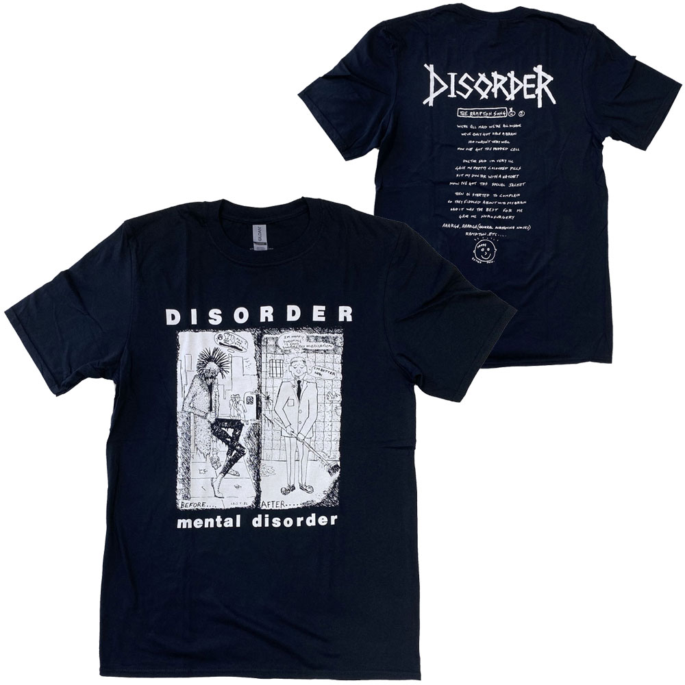 DISORDER・ディスオーダー・MENTAL DISORDER・Tシャツ・ロックTシャツ・オフィシャル バンドTシャツ