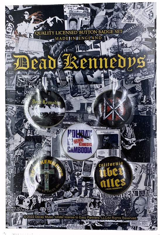 DEAD KENNEDYS・デッド ケネディーズ・FRESH FRUIT・BUTTON BADGE SET・バッジ・缶バッジセット(5個入り)・オフィシャル商品