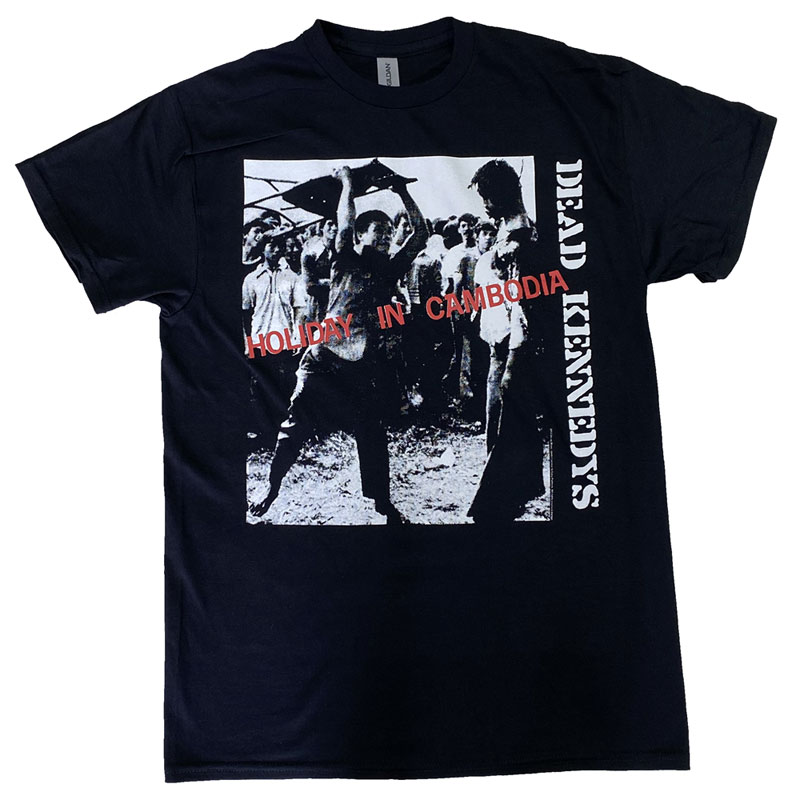 Rakuten - デッド ケネディーズ・DEAD KENNEDYS・HOLIDAY IN CAMBODIA・ブラック・Tシャツ・オフィシャル バンドTシャツ・ロックTシャツ