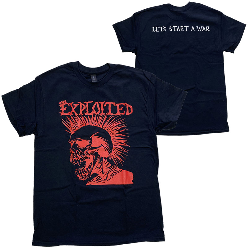 エクスプロイテッド・EXPLOITED・LET'S START A WAR・Tシャツ・バンドTシャツ・オフィシャルロックTシャツ