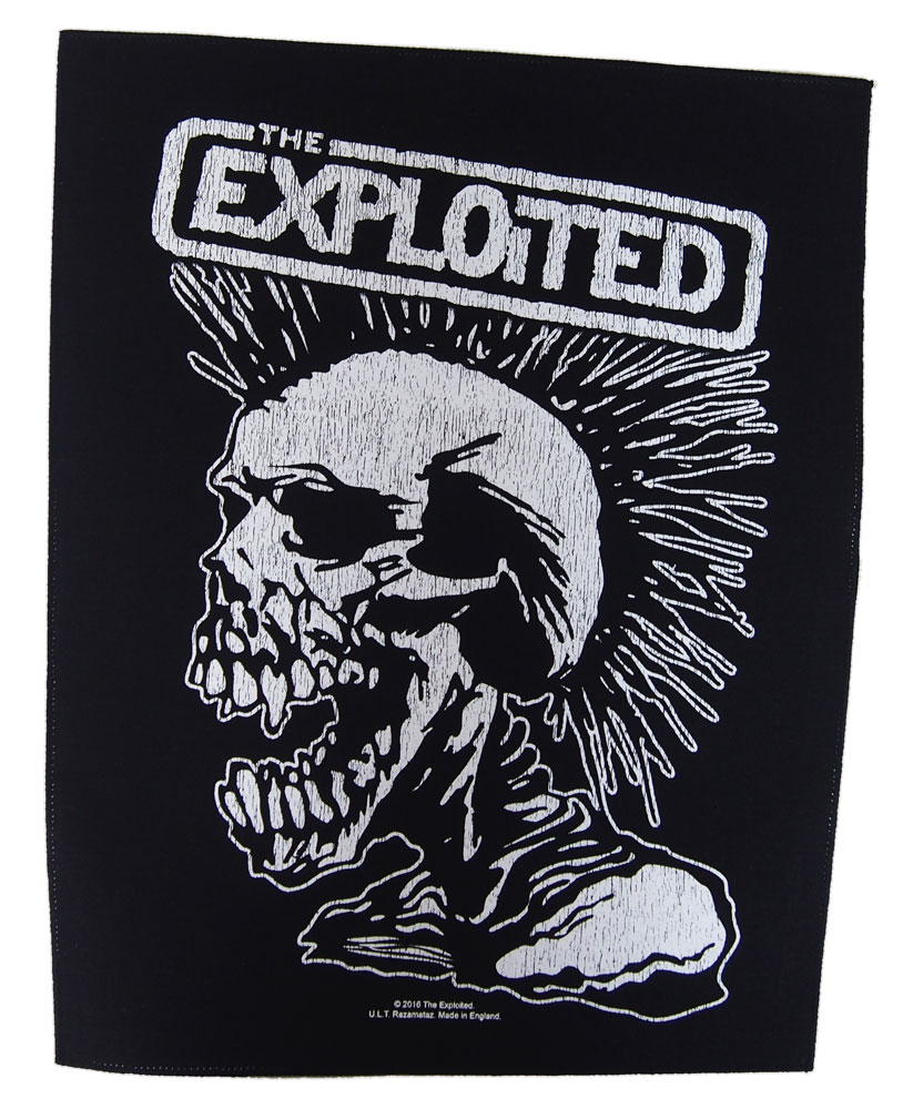 ץƥåɡEXPLOITED THEVINTAGE SKULLBACKPATCH ̵ Хåѥå եPATCH