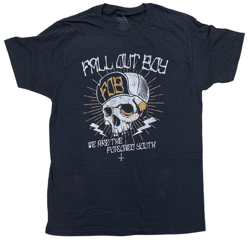 FALL OUT BOY・WE ARE THE POISONED YOUTH・Tシャツ・ロックTシャツ・オフィシャル バンドTシャツ