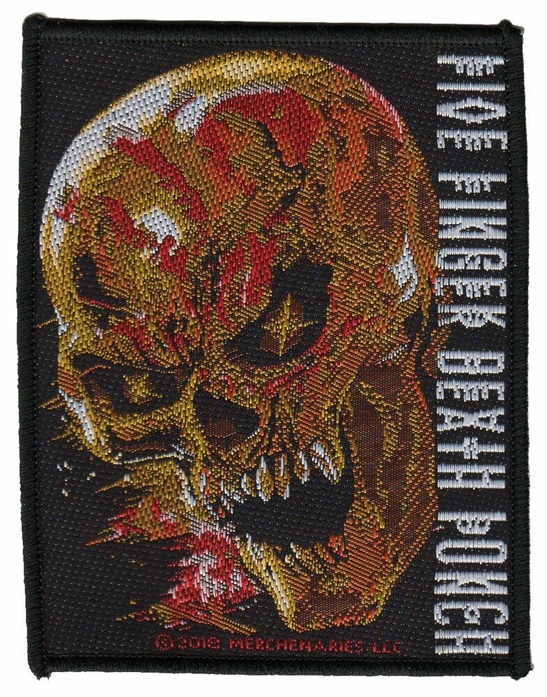 ファイブ フィンガー デス パンチ・FIVE FINGER DEATH PUNCH・AND JUSTICE FOR NONE・刺繍パッチ・ワッ..