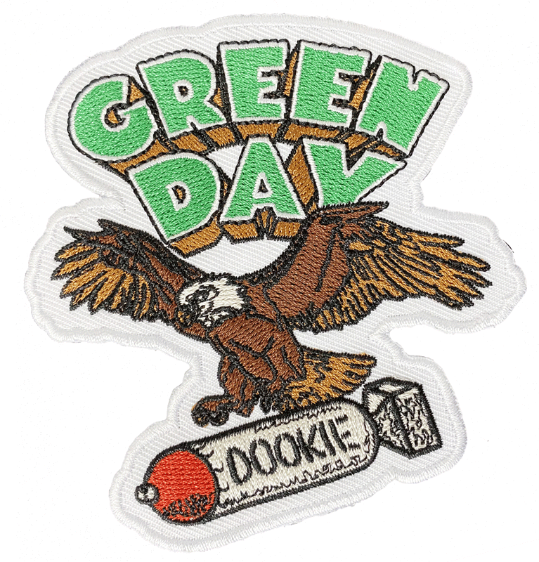 グリーンディ・GREEN DAY・EAGLE・刺繍パッチ・ワッペン・パッチ・オフィシャルパッチ