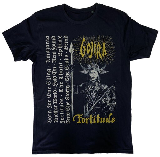 ゴジラ・GOJIRA・FORTITUDE TRACKLIST・Tシャツ・メタルTシャツ・バンドTシャツ・オフィシャルTシャツ ゴジラ・GOJIRA・FORTITUDE TRACKLIST・Tシャツ・メタルTシャツ・バンドTシャツ・オフィシャルTシャツ