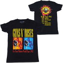 ガンズ アンド ロゼース GUNS N ROSES USE YOUR ILLUSION WORLD TOUR 1992 Tシャツ オフィシャル バンドTシャツ ロックTシャツ